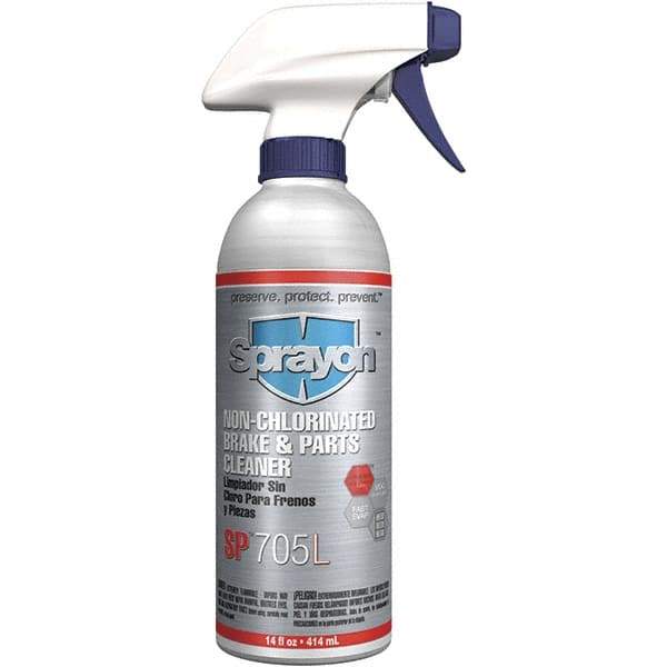 Sprayon - Acetone Brake Parts Cleaner - 14 oz Aerosol Can with Trigger - Apex Tool & Supply