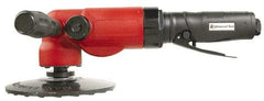 Universal Tool - 7" Wheel Diam, 7,500 RPM, Pneumatic Angle & Disc Grinder - 5/8-11 Spindle, 28 CFM, Side Exhaust - Apex Tool & Supply