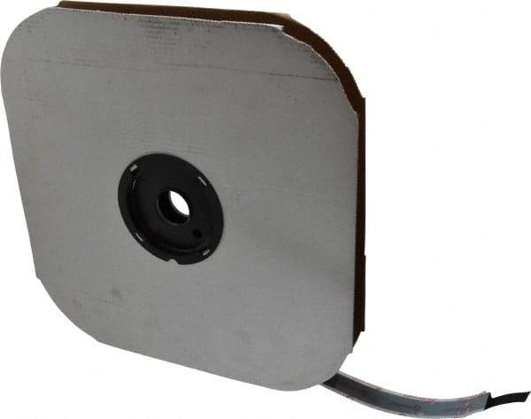 VELCRO Brand - 5/8" Wide x 25 Yd Long Adhesive Backed Loop Roll - Continuous Roll, Black - Apex Tool & Supply