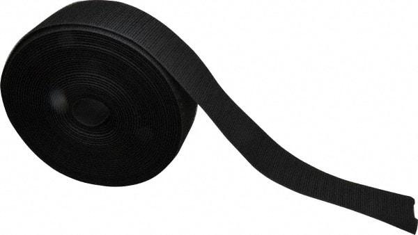 VELCRO Brand - 2" Wide x 10 Yd Long Sew On Hook & Loop Roll - Continuous Roll, Black - Apex Tool & Supply