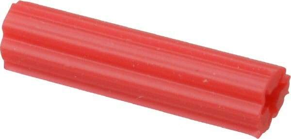 Value Collection - 15/64" Diam, 15/64" Drill, 1" OAL, Plug Concrete Anchor - Plastic - Apex Tool & Supply