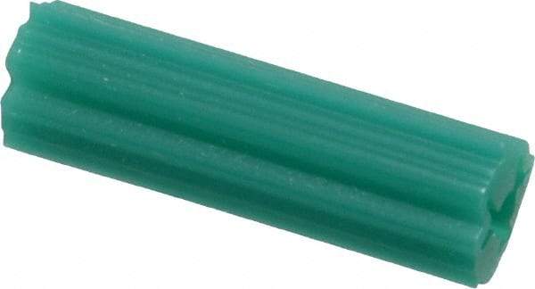 Value Collection - 1/4" Diam, 1/4" Drill, 1" OAL, Plug Concrete Anchor - Plastic - Apex Tool & Supply