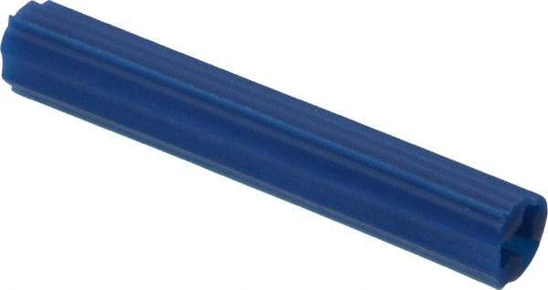 Value Collection - 5/16" Diam, 5/16" Drill, 2" OAL, 1-1/8" Min Embedment Plug Concrete Anchor - Plastic - Apex Tool & Supply