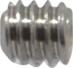 Value Collection - #5-40 UNC, 1/8" OAL, Cup Point Set Screw - Grade 18-8 Stainless Steel, 1/16" Key - Apex Tool & Supply