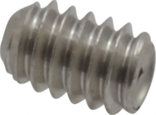 Value Collection - #5-40 UNC, 3/16" OAL, Cup Point Set Screw - Grade 18-8 Stainless Steel, 1/16" Key - Apex Tool & Supply
