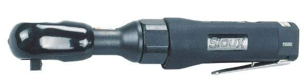 Sioux Tools - 1/2" Drive, 185 RPM, 50 Ft/Lb Torque Ratchet Wrench - Angled Handle, 150 IPM, 3 to 12 CFM, 1/4" NPT Inlet - Apex Tool & Supply