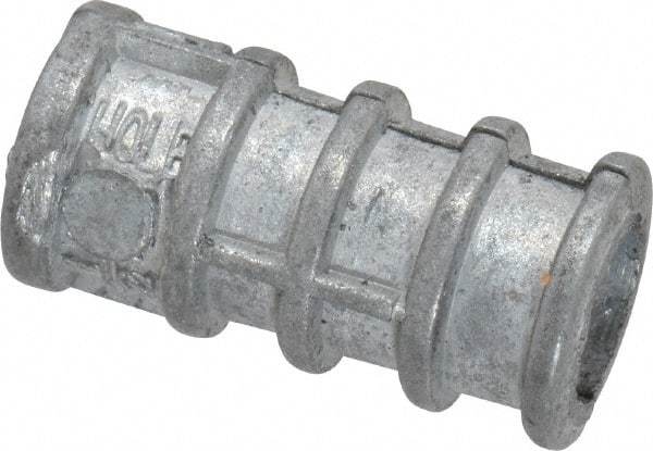 Value Collection - 1/4" Diam, 1/2" Drill, 3-1/2" Min Embedment Lag Shield Concrete Anchor - Alloy Steel - Apex Tool & Supply