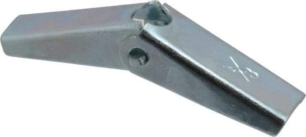 Value Collection - 1/8" Screw, 1/8" Diam, 3" Long, Toggle Bolt Drywall & Hollow Wall Anchor - 1/8" Drill, Zinc Plated, Steel, Use in Concrete, & Masonry, Hollow Tile, Plaster & Wallboard - Apex Tool & Supply