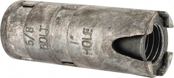 Value Collection - 5/8" Diam, 1" Drill, 2-5/8" OAL, Single Expansion Concrete Anchor - Alloy Steel - Apex Tool & Supply