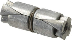 Value Collection - 5/16" Diam, 5/8" Drill, 1-1/4" OAL, Double Expansion Concrete Anchor - Zinc - Apex Tool & Supply