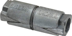 Value Collection - 3/8" Diam, 3/4" Drill, 1-1/2" OAL, Double Expansion Concrete Anchor - Zinc - Apex Tool & Supply