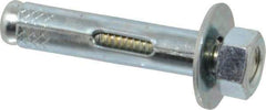 Value Collection - 3/8" Diam, 3/8" Drill, 1-7/8" OAL, Sleeve Concrete Anchor - Steel, Zinc-Plated Finish, Hex Nut Head, Hex Drive - Apex Tool & Supply