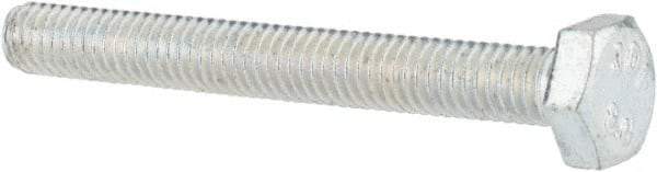 Value Collection - M4x0.70mm Metric Coarse, 35mm Length Under Head Hex Head Cap Screw - Fully Threaded, Grade 8.8 Steel, Uncoated, 7mm Hex - Apex Tool & Supply