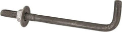 Value Collection - 5/8-11, 10" OAL Bent Anchor Bolt - Grade 2 Steel - Apex Tool & Supply