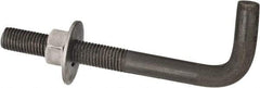 Value Collection - 3/4-10, 8" OAL Bent Anchor Bolt - Grade 2 Steel - Apex Tool & Supply