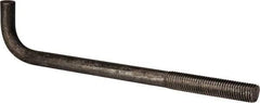 Value Collection - 3/4-10, 12" OAL Bent Anchor Bolt - Grade 2 Steel - Apex Tool & Supply