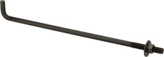 Value Collection - 3/4-10, 24" OAL Bent Anchor Bolt - Grade 2 Steel - Apex Tool & Supply