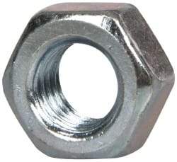 Value Collection - M8x1.25 Metric Coarse Steel Right Hand Hex Nut - 13mm Across Flats, 6.5mm High, Zinc-Plated Finish - Apex Tool & Supply