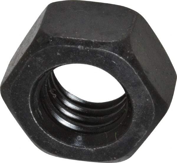 Value Collection - M12x1.75 Steel Right Hand Hex Nut - 19mm Across Flats, 10mm High, Uncoated - Apex Tool & Supply