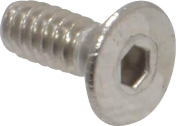 Value Collection - #4-40 UNC Hex Socket Drive, 82° Flat Screw - Grade 18-8 Stainless Steel, 5/16" OAL - Apex Tool & Supply