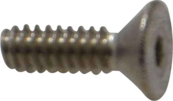 Value Collection - #4-40 UNC Hex Socket Drive, 82° Flat Screw - Grade 18-8 Stainless Steel, 3/8" OAL - Apex Tool & Supply