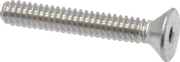 Value Collection - #4-40 UNC Hex Socket Drive, 82° Flat Screw - Grade 18-8 Stainless Steel, 3/4" OAL - Apex Tool & Supply