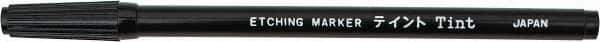 Value Collection - Black Acid Solution Marker - Felt Tip - Apex Tool & Supply