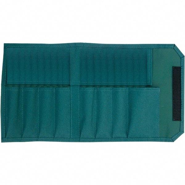 Wiha - General Purpose Holster with 8 Pockets - Canvas, Green, 12" Wide x 7-3/4" High x 7-3/4" Deep - Apex Tool & Supply