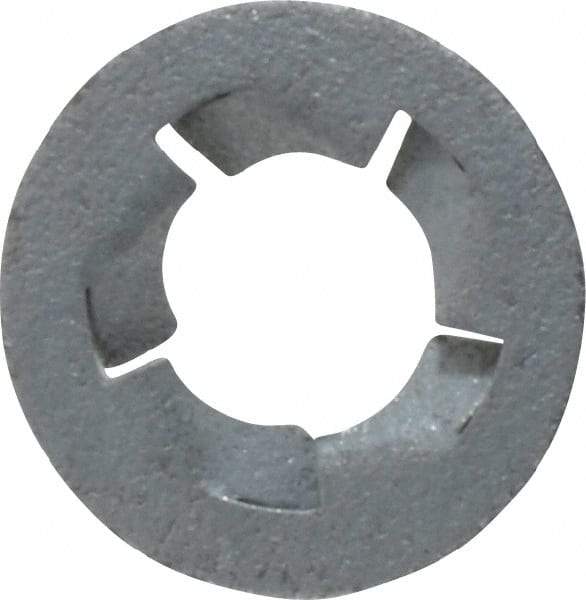 Au-Ve-Co Products - 5/16" Screw, 5/8" OD, Spring Steel Push Nut - Zinc-Plated - Apex Tool & Supply