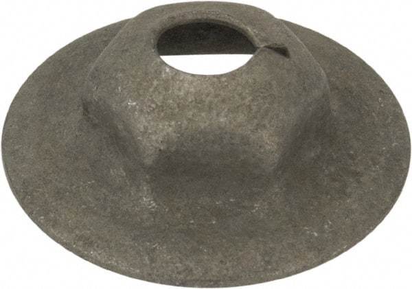 Au-Ve-Co Products - 1/4-20, 13/16" OD, 7/16" Width Across Flats Washer Lock Nut - Zinc-Plated Spring Steel, For Use with Threaded Fasteners - Apex Tool & Supply