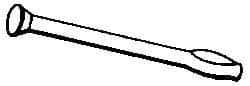 Powers Fasteners - 3/16" Diam, 3/16" Drill, 2" OAL, 3-3/8" Min Embedment Split-Drive Concrete Anchor - Steel, Zinc-Plated Finish, Flat Head - Apex Tool & Supply