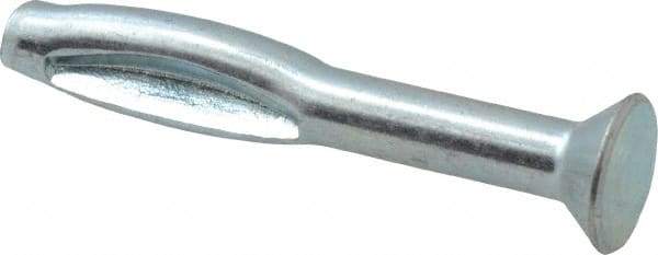 Powers Fasteners - 3/16" Diam, 3/16" Drill, 1-1/2" OAL, 3-3/8" Min Embedment Split-Drive Concrete Anchor - Steel, Zinc-Plated Finish, Flat Head - Apex Tool & Supply