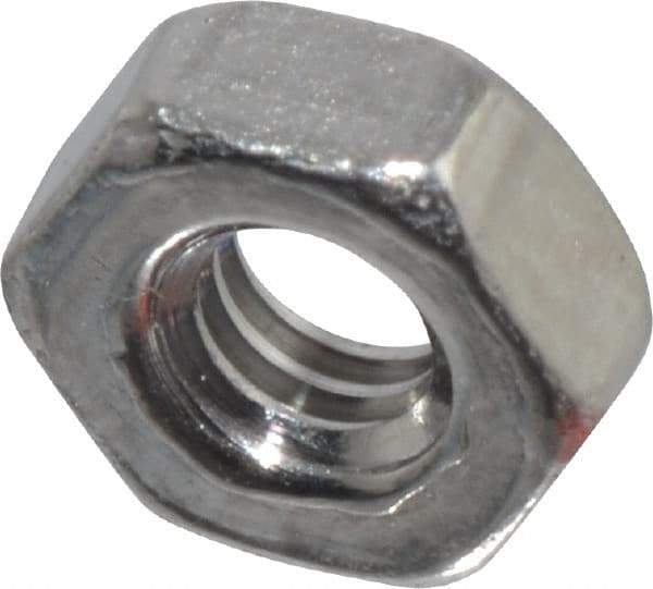 Value Collection - M2x4.00 Stainless Steel Right Hand Hex Nut - 4mm Across Flats, 1.6mm High, Uncoated - Apex Tool & Supply