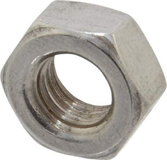 Value Collection - M8x1.25 Stainless Steel Right Hand Hex Nut - 13mm Across Flats, 6.5mm High, Uncoated - Apex Tool & Supply