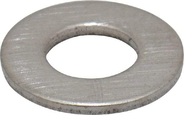 Value Collection - M4 Screw, Grade 18-8 Stainless Steel Standard Flat Washer - 4.3mm ID x 9mm OD, 0.8mm Thick - Apex Tool & Supply