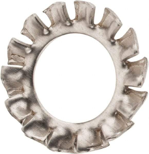 Value Collection - M8 Screw, 8.4mm ID, Stainless Steel External Tooth Lock Washer - 15mm OD, Grade 18-8 & Austenitic A2 - Apex Tool & Supply
