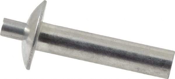 Made in USA - Brazier Head Aluminum Alloy Drive Blind Rivet - Aluminum Alloy Mandrel, 0.953" to 1" Grip, 5/8" Head Diam, 0.266" to 0.281" Hole Diam, 1.156" Length Under Head, 1/4" Body Diam - Apex Tool & Supply