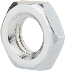 Value Collection - M8x1.25 Steel Right Hand Hex Jam Nut - 13mm Across Flats, 4mm High, Zinc-Plated Finish - Apex Tool & Supply
