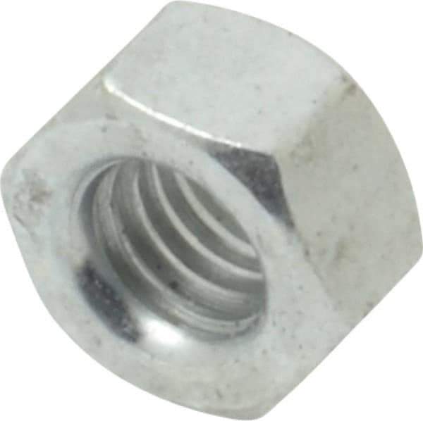 Value Collection - M5x0.80 Metric Coarse Grade 8 Hex Lock Nut with Distorted Thread - 4.5mm High, Zinc-Plated Finish - Apex Tool & Supply