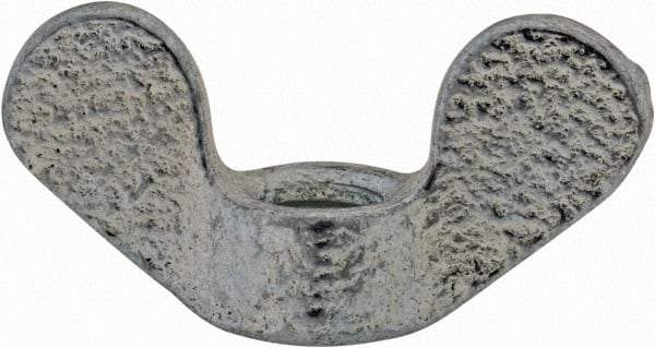 Value Collection - M5x0.80, Zinc Plated, Iron Standard Wing Nut - 2.3mm Wing Span, 11mm Wing Span - Apex Tool & Supply