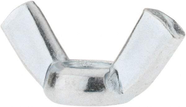 Value Collection - M10x1.50, Zinc Plated, Iron Standard Wing Nut - 4.6mm Wing Span, 23mm Wing Span - Apex Tool & Supply