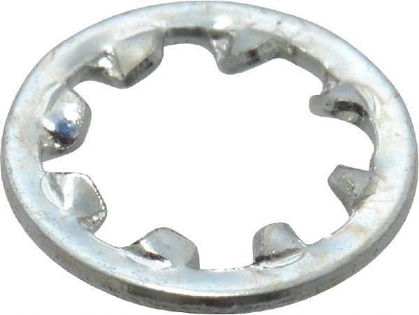 Value Collection - M6 Screw, 6.4mm ID, Spring Steel Internal Tooth Lock Washer - 11mm OD, Zinc-Plated, Grade 2 - Apex Tool & Supply
