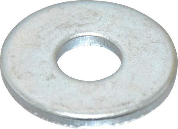 Value Collection - M8 Screw, Steel Fender Flat Washer - 8.4mm ID x 24mm OD, 2mm Thick, Zinc-Plated Finish - Apex Tool & Supply