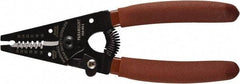 Paramount - 26 to 16 AWG Capacity Wire Stripper - 6" OAL, Plastic Dipped Handle - Apex Tool & Supply