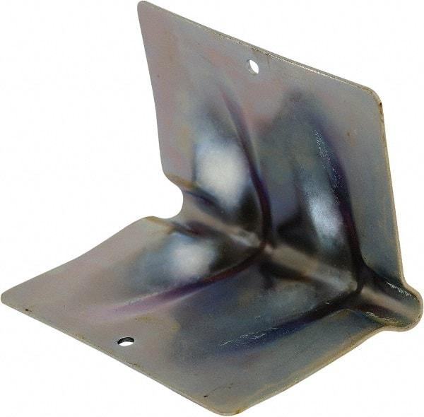 Vestil - 4-13/16" Long x 4-13/16" Wide x 6" High x 3/32" Thick Edge Guard - Silver, Cardboard Box, 10 Piece - Apex Tool & Supply