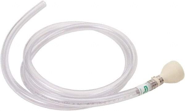 Unger - 6' Long Water Hose - 1" Diam, Plastic, Hot Water Compatible, All Season, Clear - Apex Tool & Supply