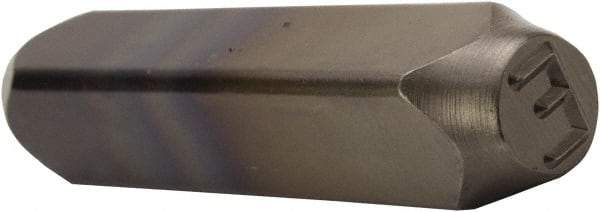 C.H. Hanson - 5/32" Character Size, E Character, Heavy Duty Individual Steel Stamp - Apex Tool & Supply