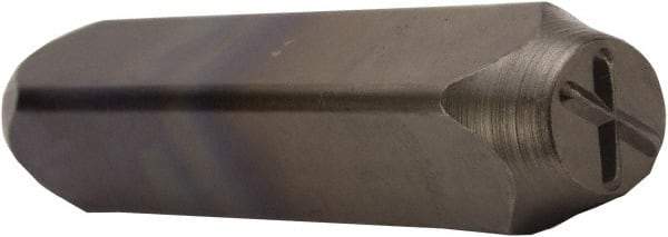 C.H. Hanson - 5/8" Character Size, X Character, Heavy Duty Individual Steel Stamp - Apex Tool & Supply