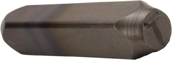 C.H. Hanson - 5/32" Character Size, T Character, Heavy Duty Individual Steel Stamp - Apex Tool & Supply