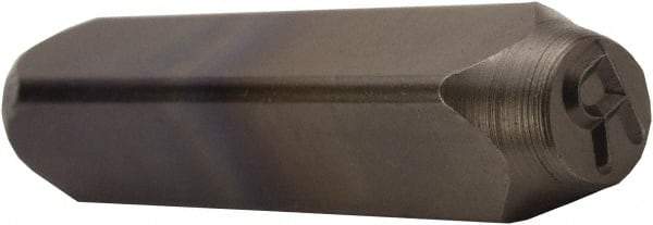 C.H. Hanson - 5/32" Character Size, R Character, Heavy Duty Individual Steel Stamp - Apex Tool & Supply